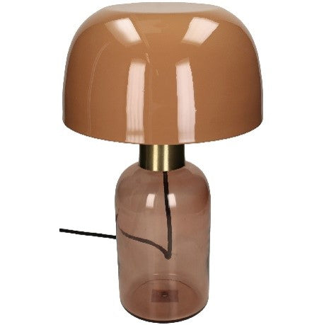 TABLE LAMP GLASS TERRA DIA 25X39 CM