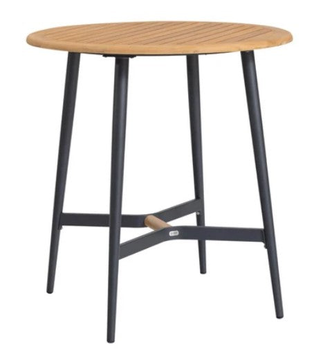 BYRON ROUND BAR TABLE MATT GREY - Ø100x106 CM