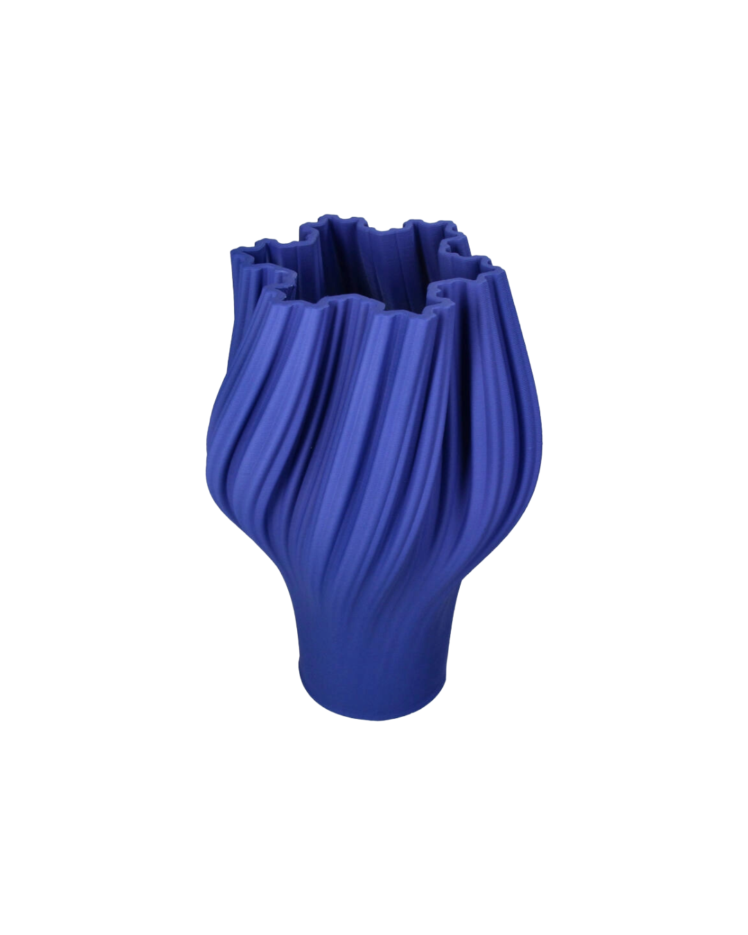 BLUE PORCELAIN TWIST VASE