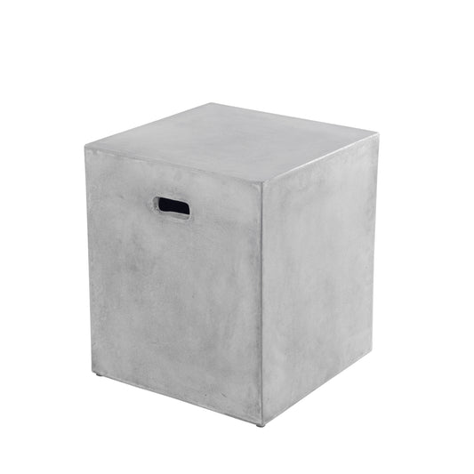 OAKHAM STOOL WEATHERED CEMENT