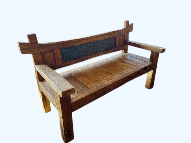 BALINEO BENCH IN RECYCLED TEAK WOOD