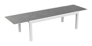 LIVORNO EXT.DINING TBL ALU WHITE