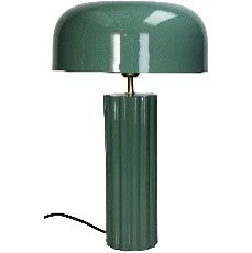 TABLE LAMP IRON GREEN