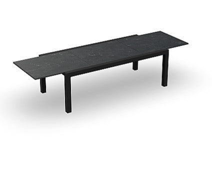 LIVORNO EXT TBL ALU CHARC MAT CERAMIC GRAPHITE GREY