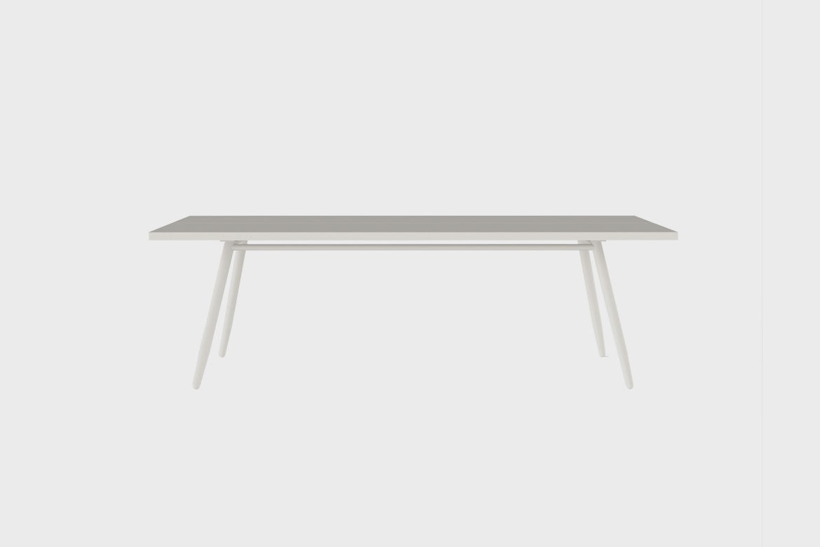 STIPA ALU TABLE WHITE