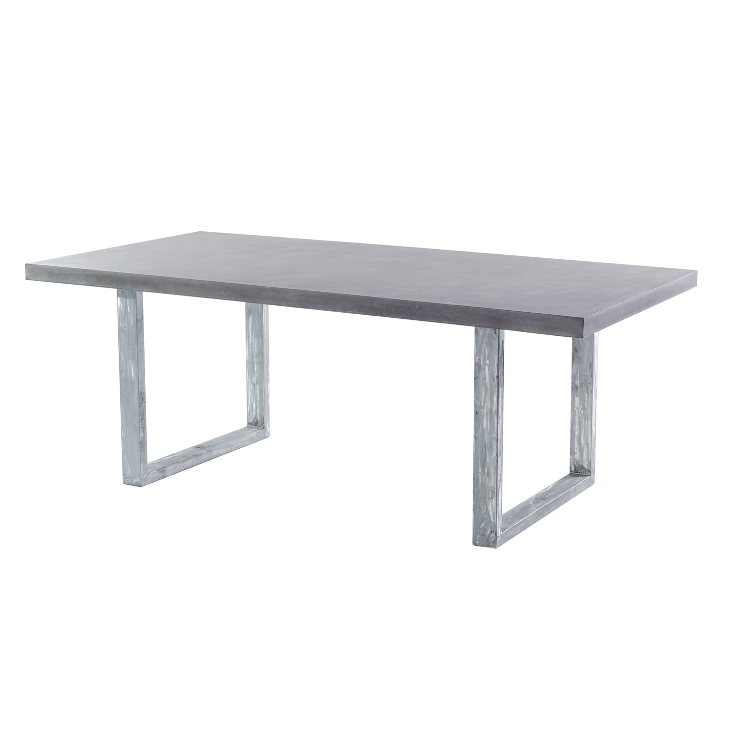 MARBELLA TABLE METAL LEGS DIM:200X100X75H