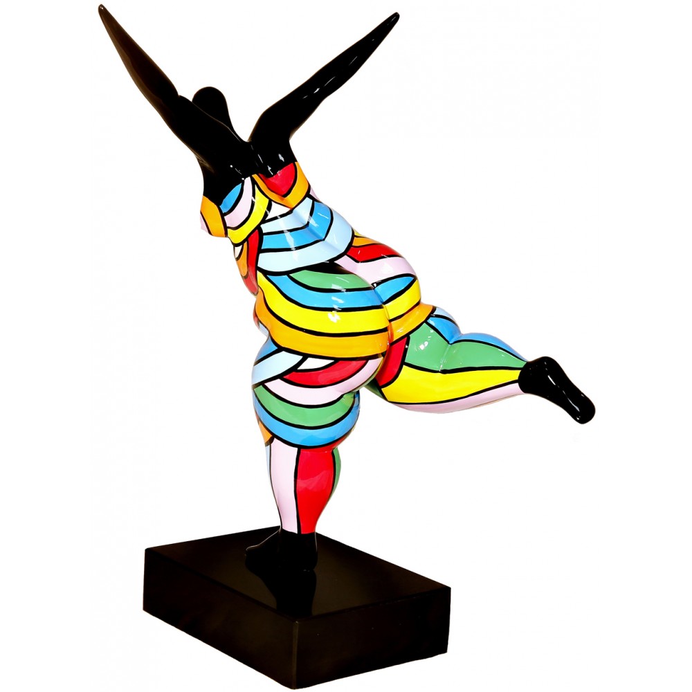 SCULPTURE DANSEUSES ARC EN CIEL-Pose Victoire