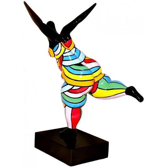 SCULPTURE DANSEUSES ARC EN CIEL-Pose Victoire
