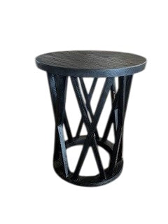 DRUMMER SIDETABLE IN RECYCLED TEAK