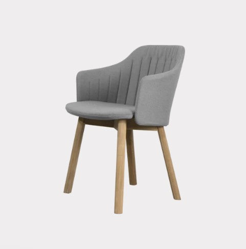 CHOICE CHAIR WITH TEAK LEGS AND