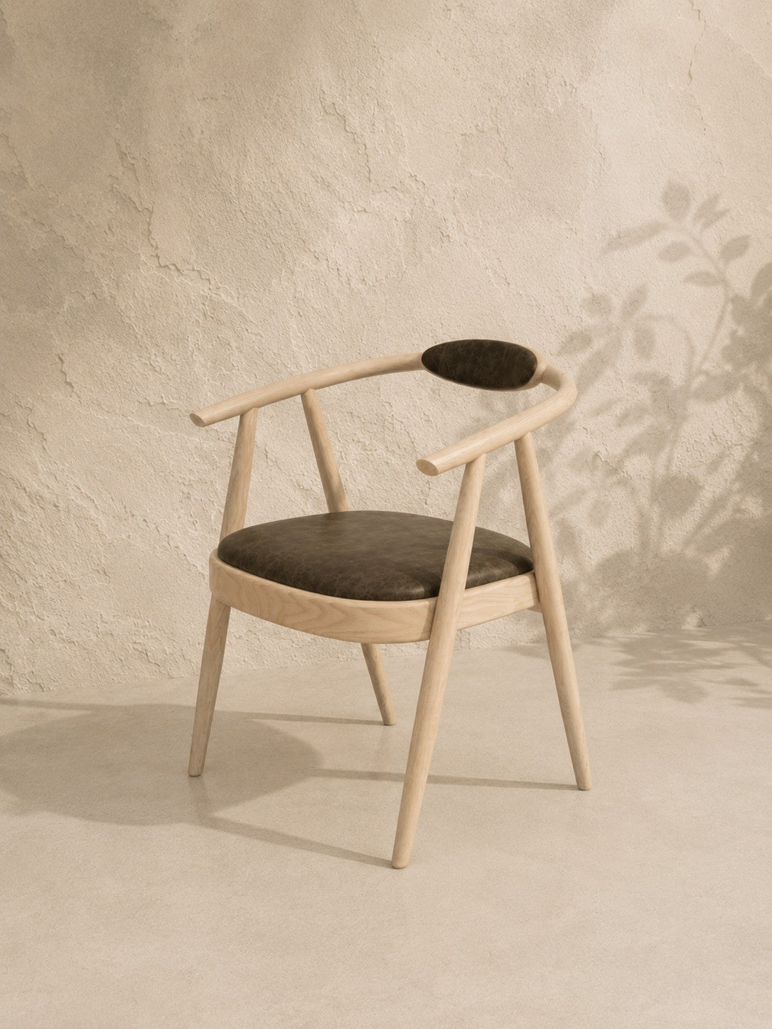 FLYNN CHAIR - WHITE TIMBER FINISH