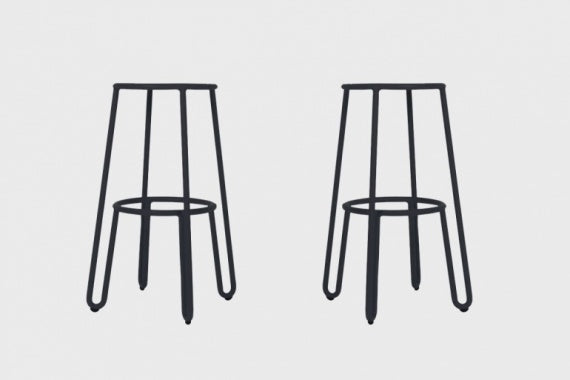 HUGGY HIGH DINING STOOL H65