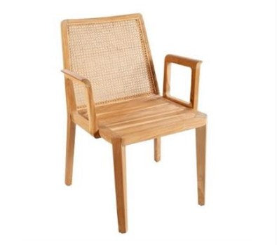 ASTON ARM DINING CHAIR IN TEAK-BACK