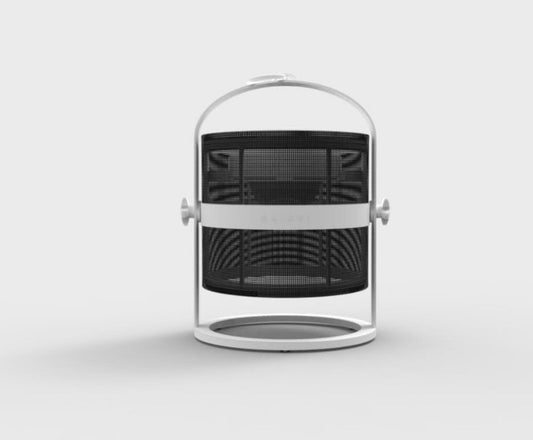 LA LAMPE PETITE WHITE ALU CHARC  SHADE