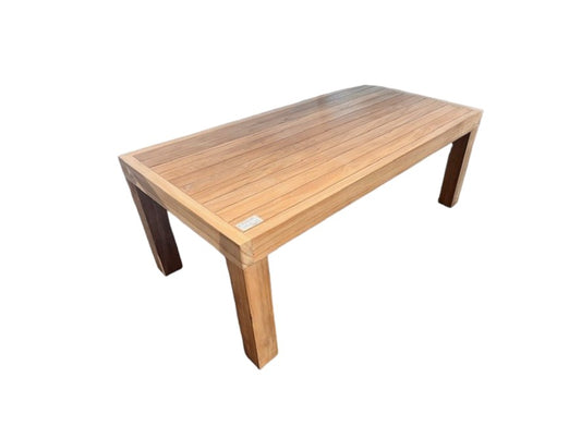 LITTLE BISTRO COFFEE TABLE IN TEAKWOOD DIM: 120X60X45CMH
