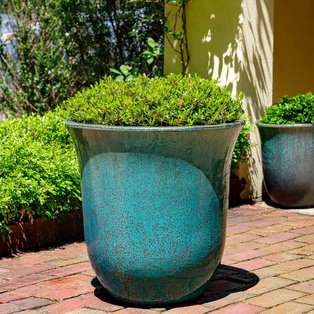 CAMPANA PLANTER-WEATHERED COPPER (M