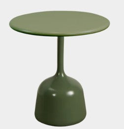 GLAZE COFFEE TABLE SMALL IN ALU OLIVE GREEN
