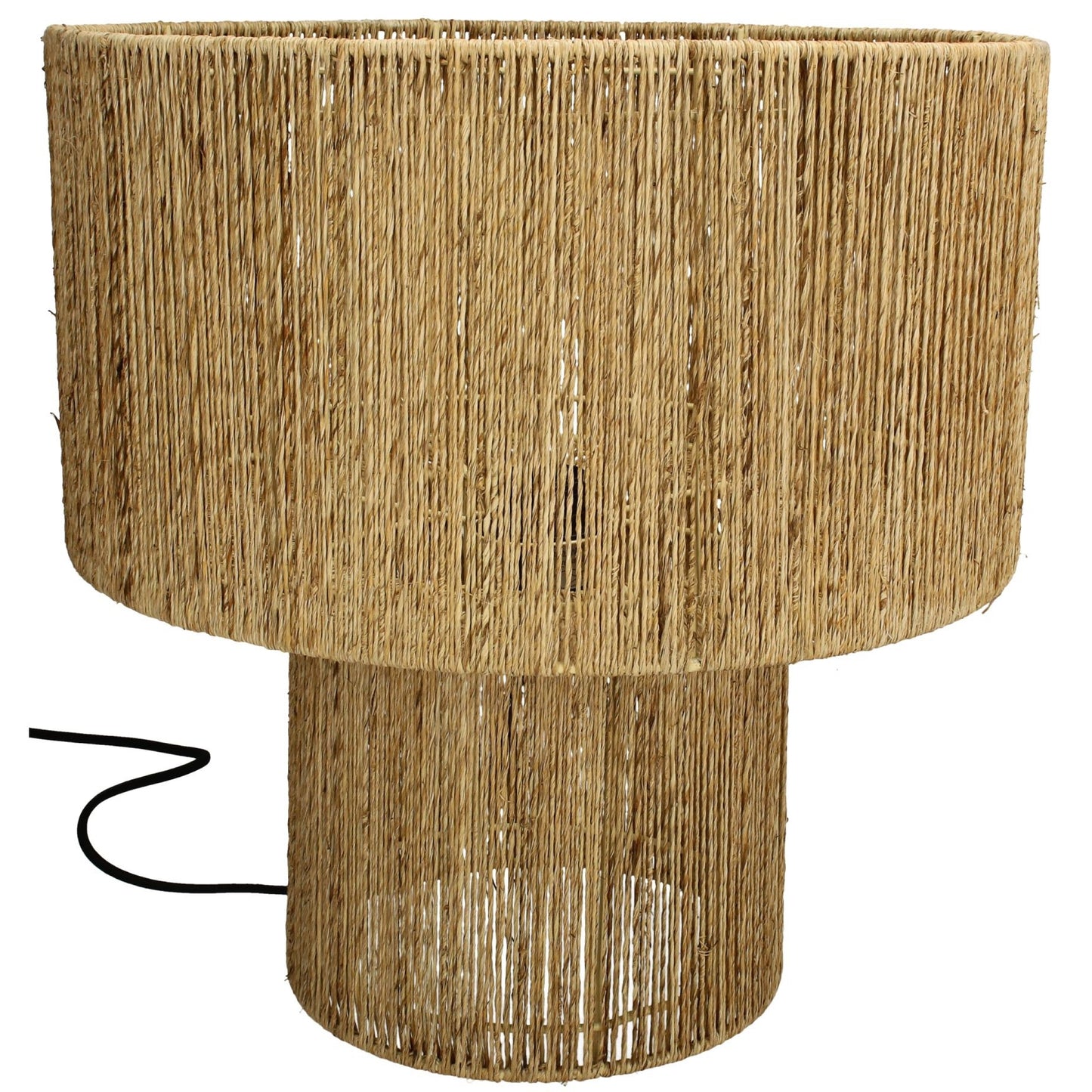 TABLE LAMP JUTE NATURAL