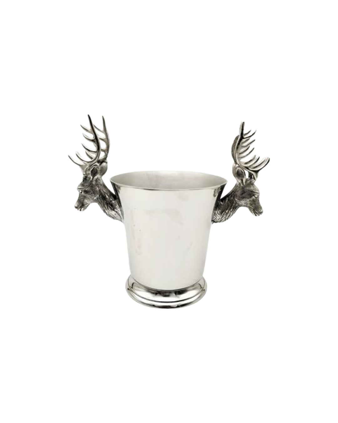 DEER CHAMPAGNE COOLER IN NICKLE