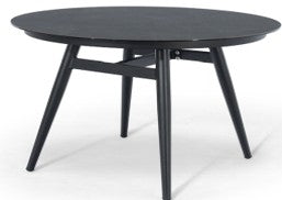 DINING TABLE ROUND CERAMIC EFFECTIVE GLASS