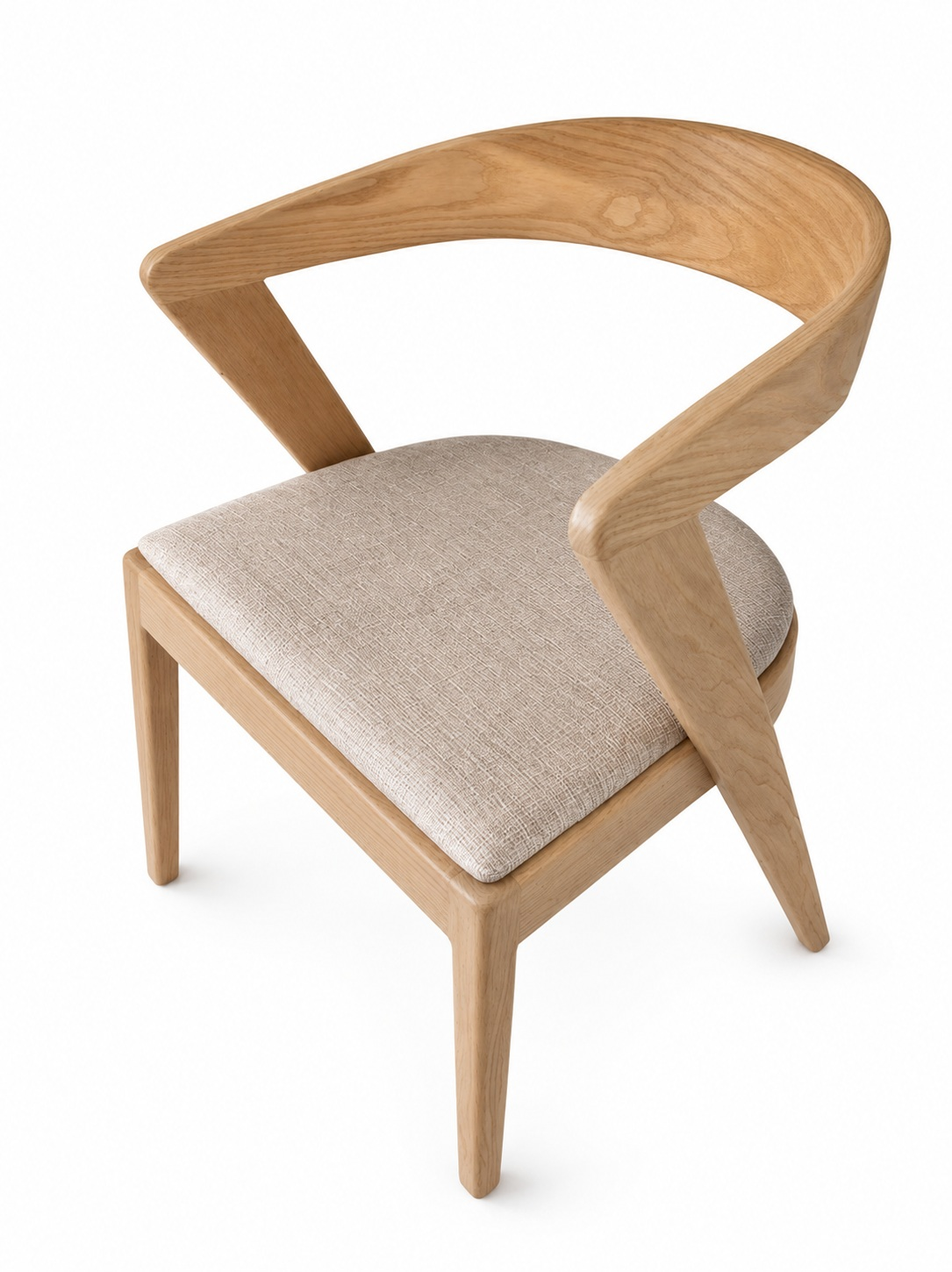 KARIBA CHAIR - TAUPE TIMBER FINISH