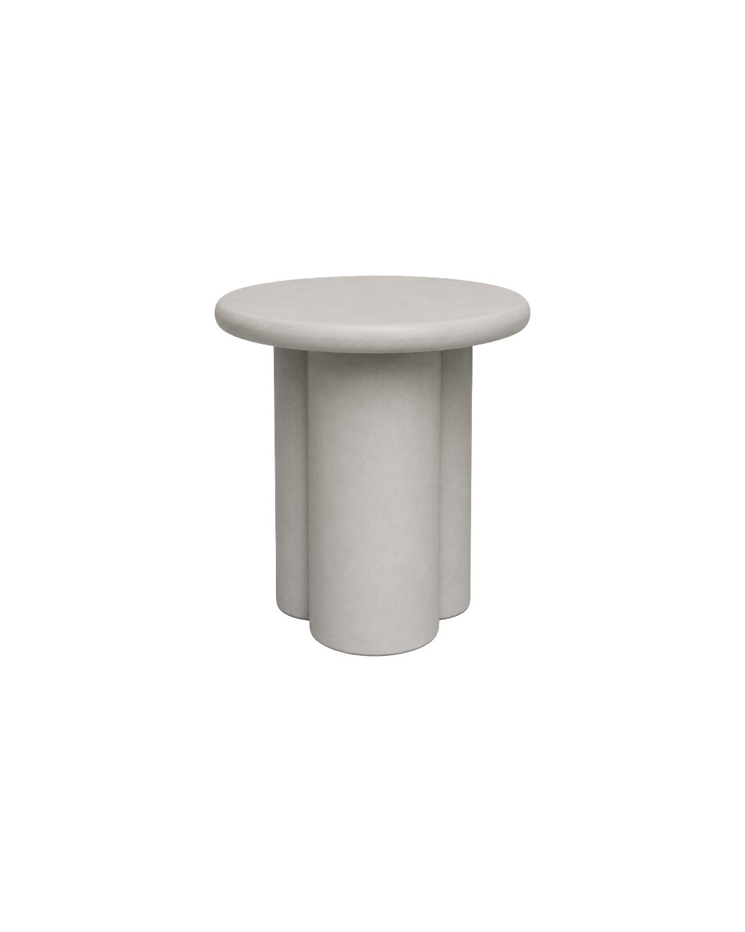 OLBIA SIDE TABLE IN WEATHERED CEMENT