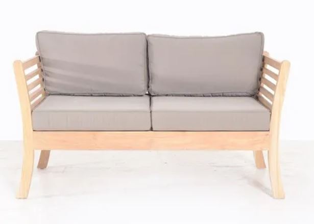 YUNI 2 ST IN TEAK WOOD INCL CUSH