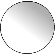 MIRROR BLACK Dia 80cm x2cm