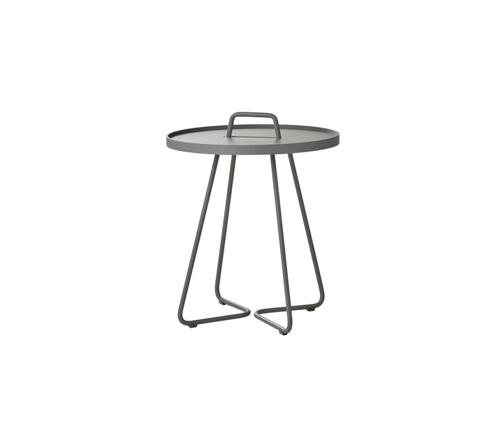 ON THE MOVE SIDE TABLE L LT GREY