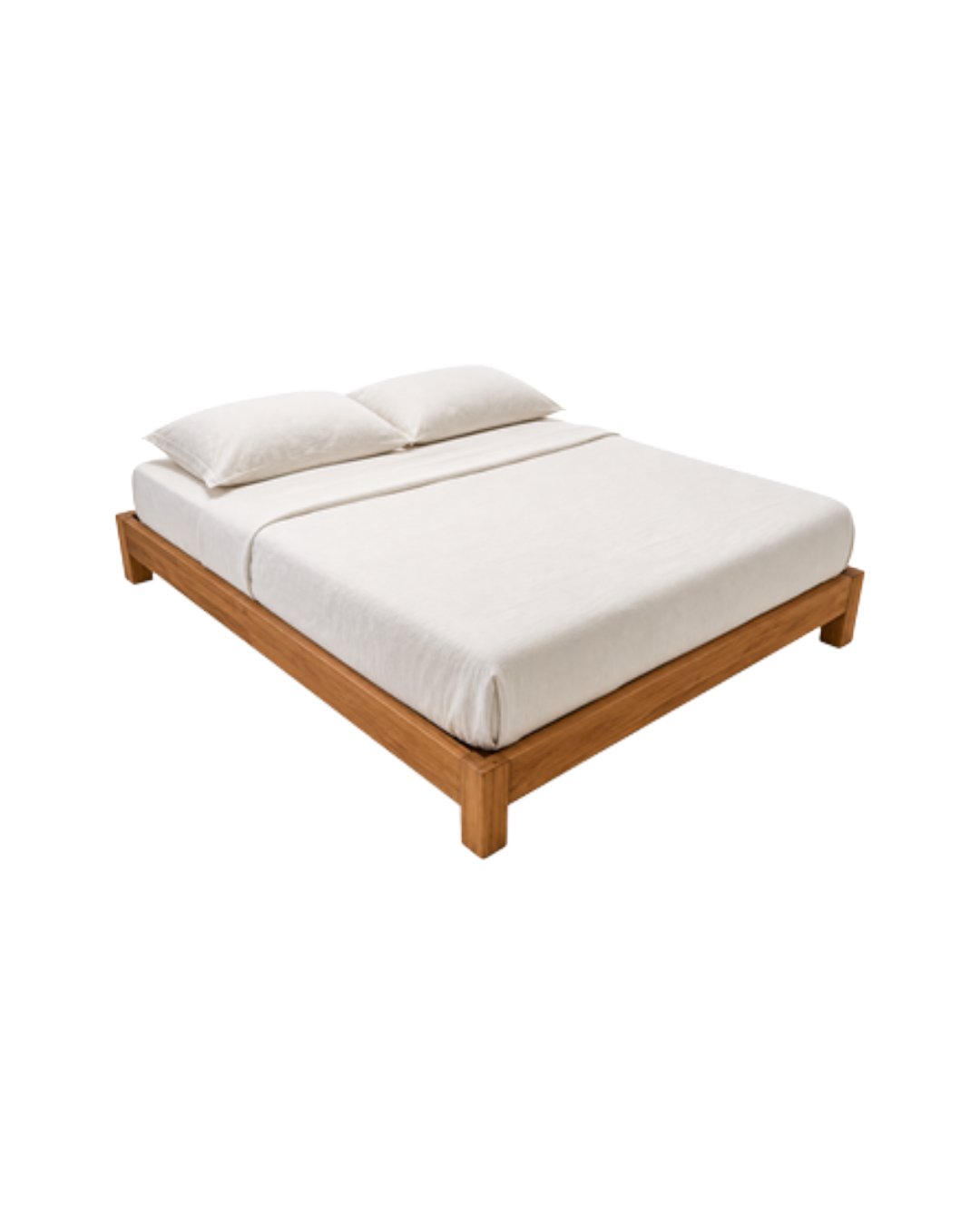 ROWENTA BED IN TEAK WOOD