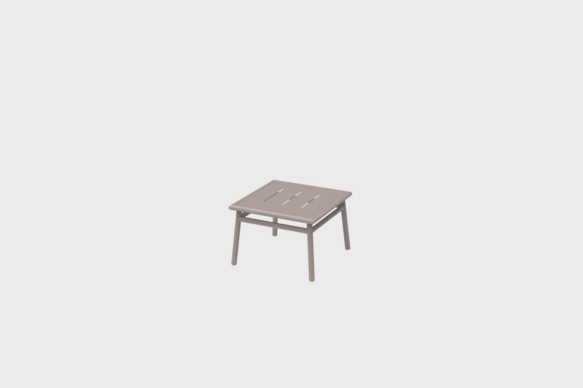 NC SIDE TABLE IN ALU A3 LIGHT TAUPE