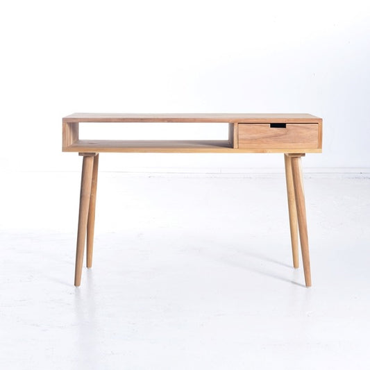 CASEY DESK IN TEAK WITH 1 DRAWER