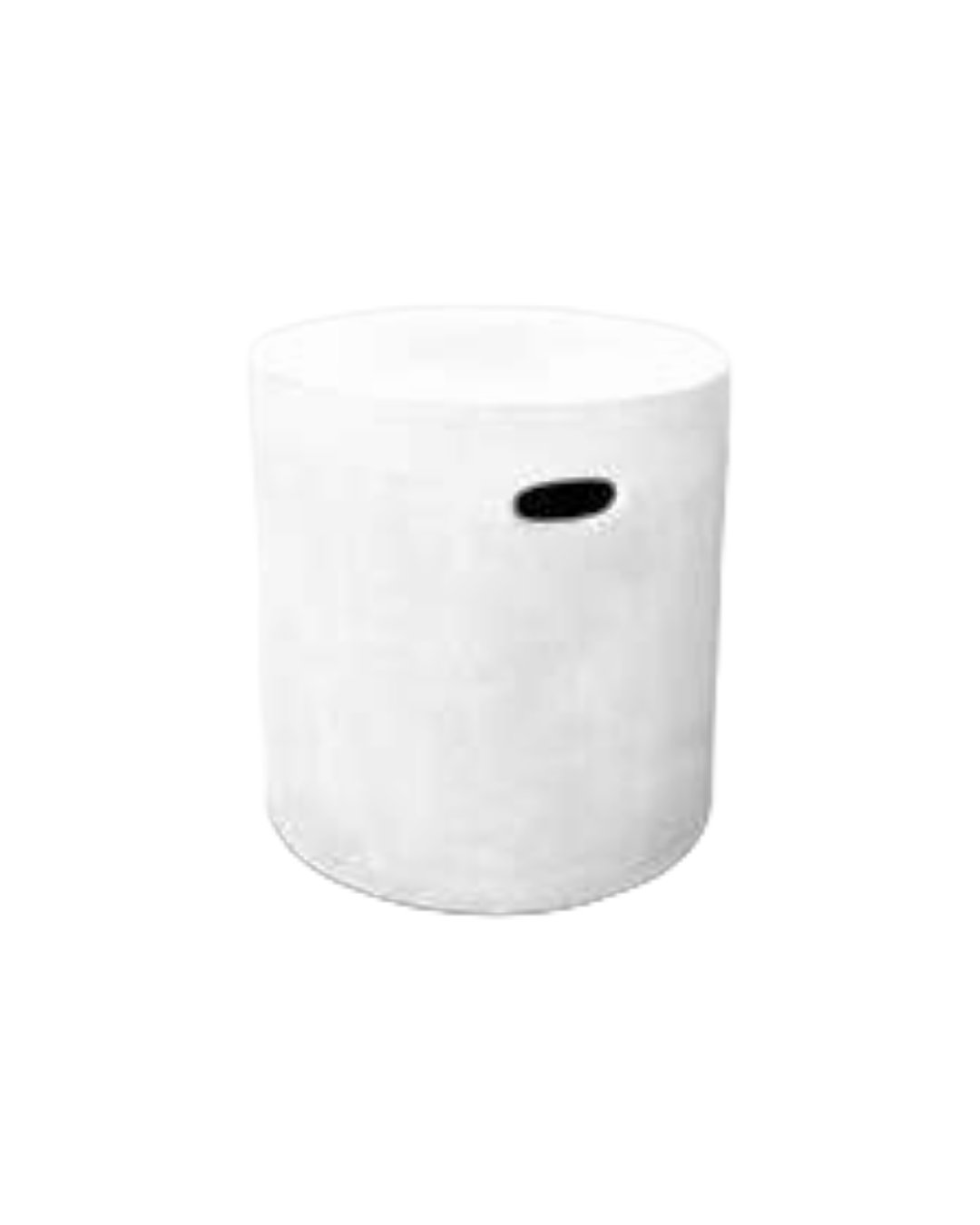 DAKOTA ROUND STOOL IN WHITE CEMENT