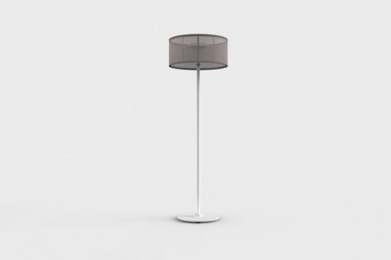 LAMPE PADERE ALU WHITE & LT TAUPE