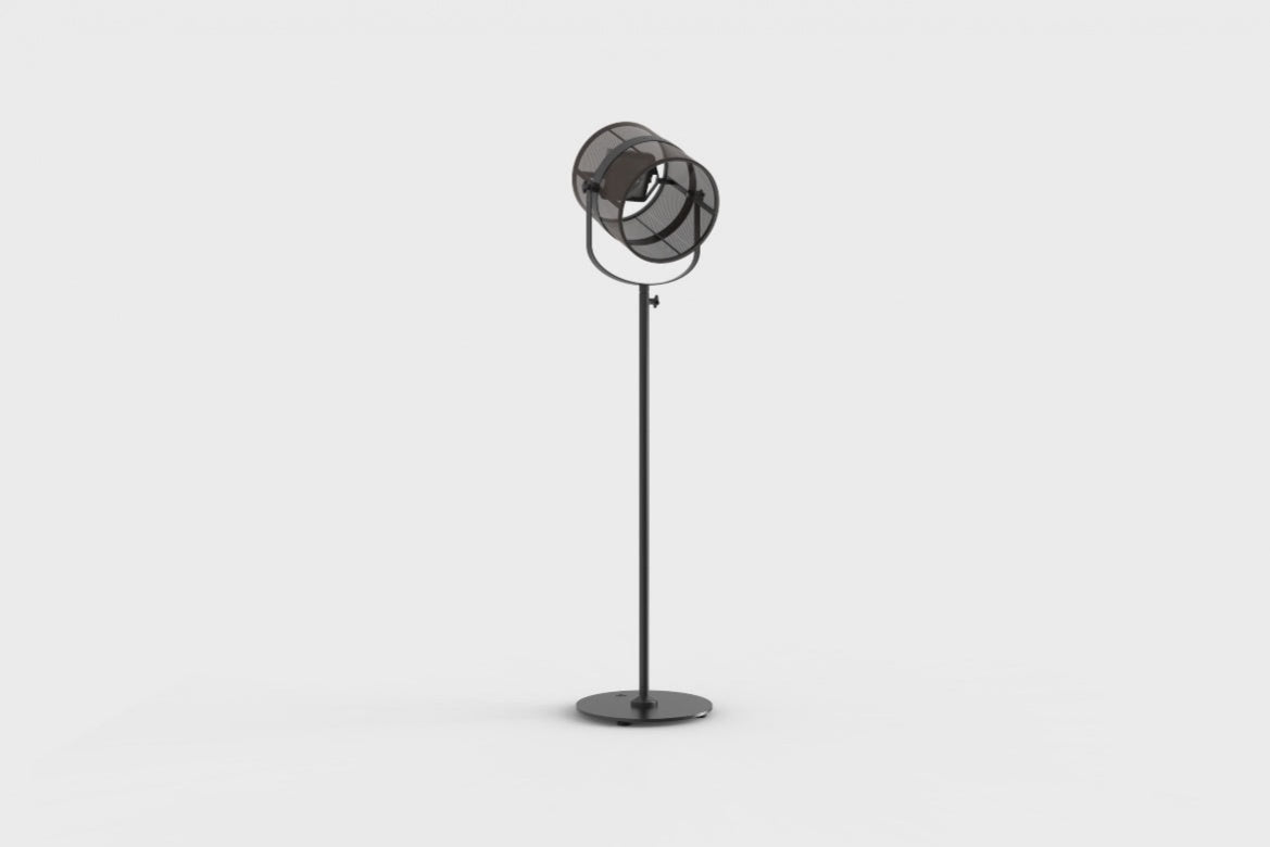 LA LAMPE PARIS ALU CHARCOAL TAUPE SHADE