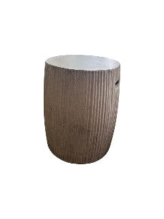 TOLEDO STOOL IN WEATHERED CEMENT