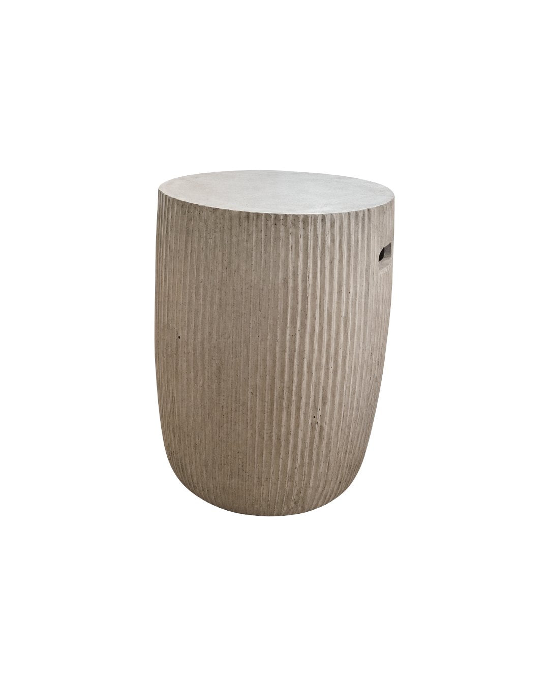 TOLEDO STOOL IN WEATHERED CEMENT