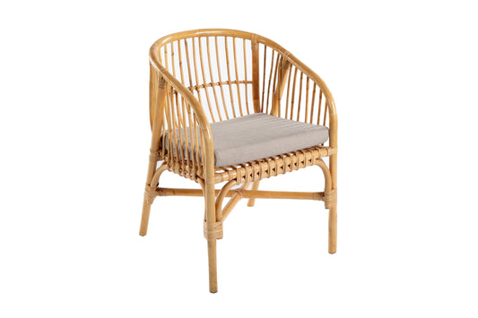 JETA A/CHAIR IN NATURAL RATTAN