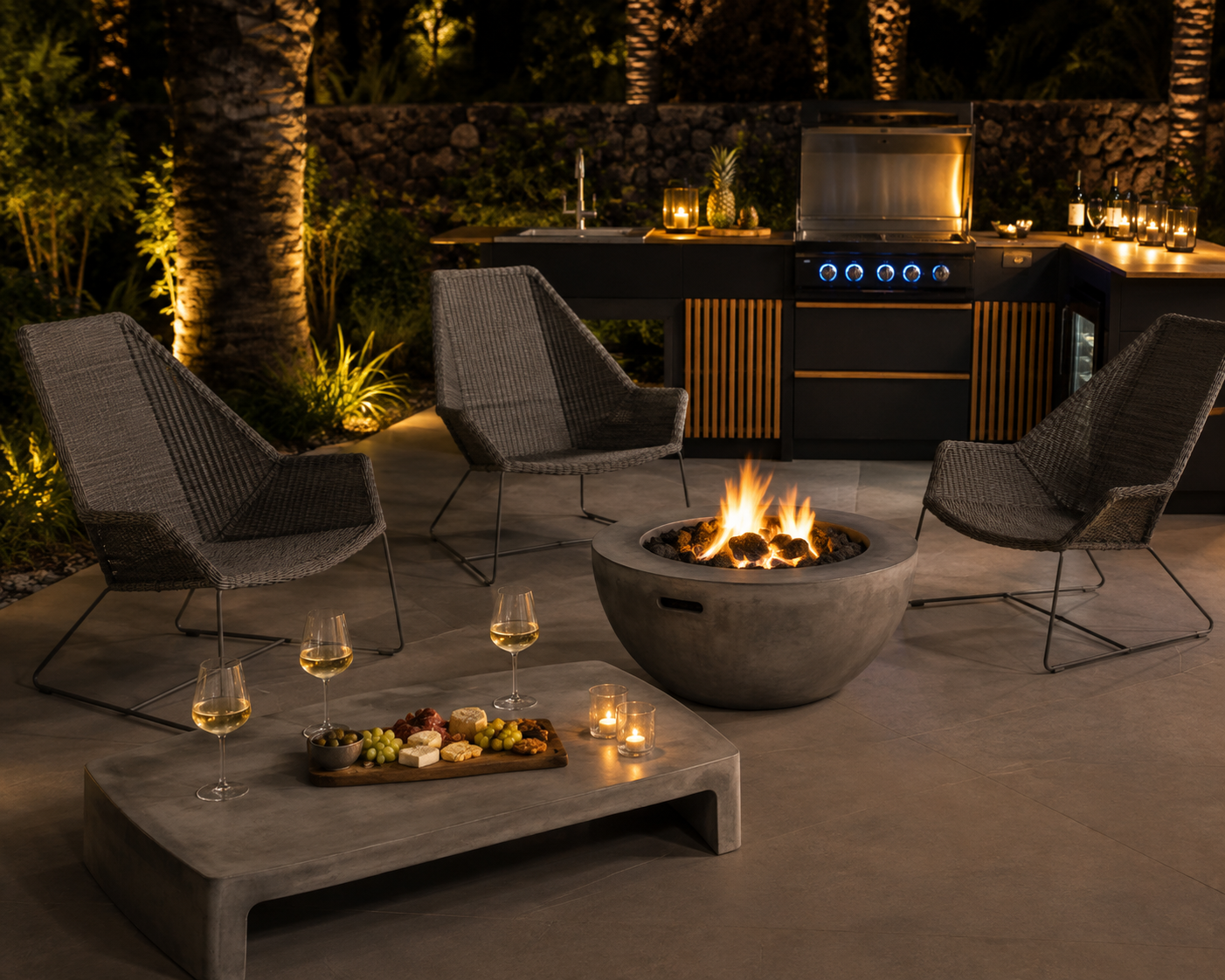 HALF SPHERE FIRE PIT