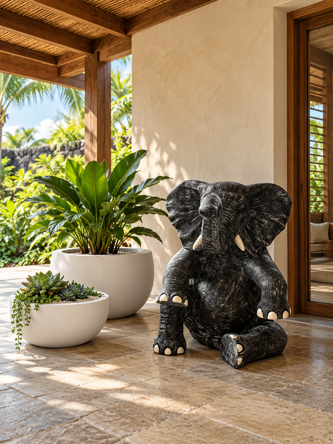 SEATED ELEPHANT