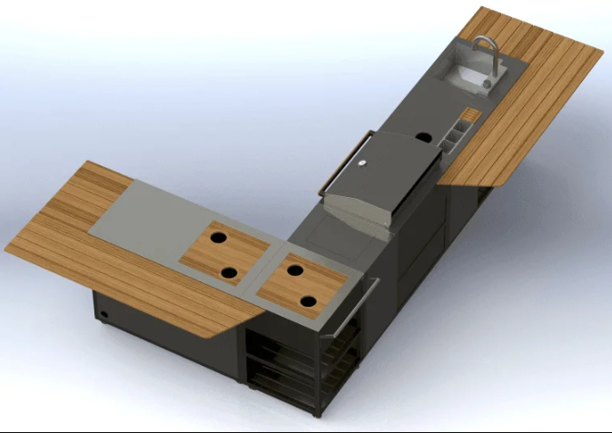 YUNI OUTDOOR KITCHEN - CONCEPT 3