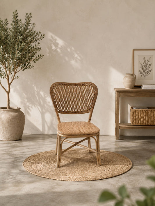 ALICE CHAIR IN NATURAL RATTAN