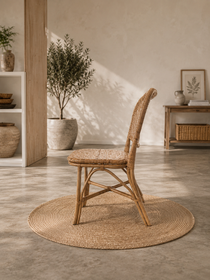 ALICE CHAIR IN NATURAL RATTAN