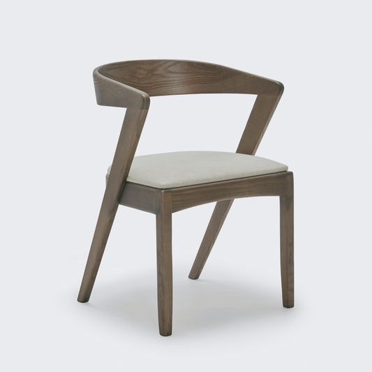 KARIBA CHAIR IN LIGHT BROWN ASH WOOD