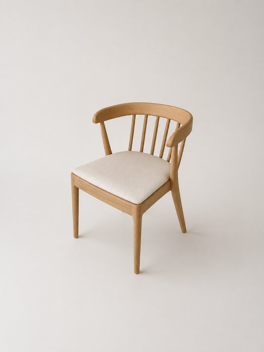 RIGA CHAIR IN TAUPE ASH WOOD