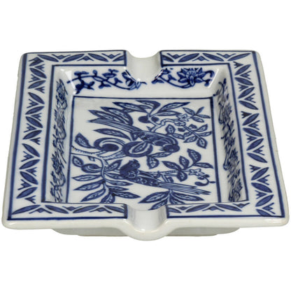 ASHTRAY PORCELAIN BLUE
