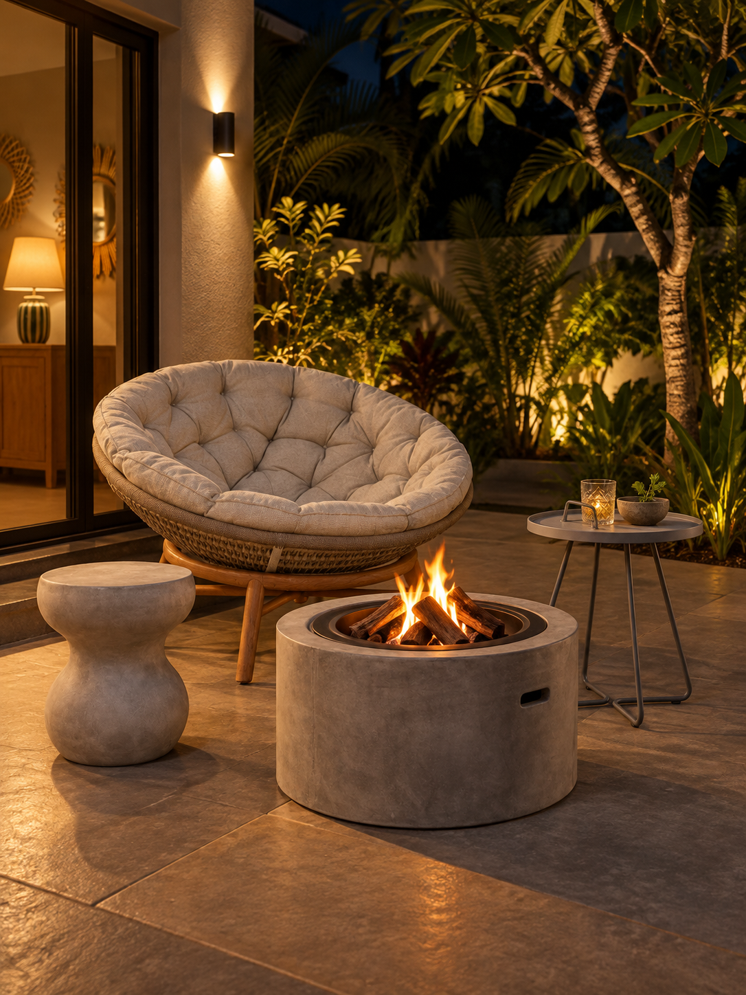 BARRONE ROUND FIRE PIT