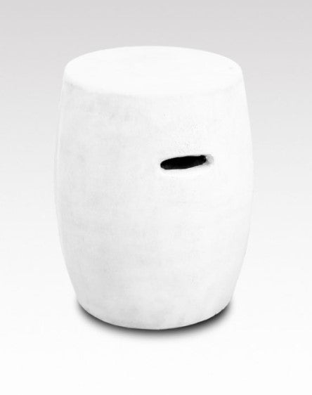 SABAH STOOL WHITE IN FIBER CEMENT