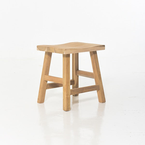 GEISHA JAPANESE STOOL IN TEAK WOOD