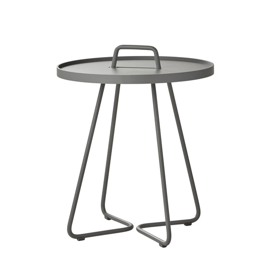 ON THE MOVE SIDE TABLE SMALL LT GREY